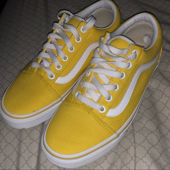 yellow vans custom